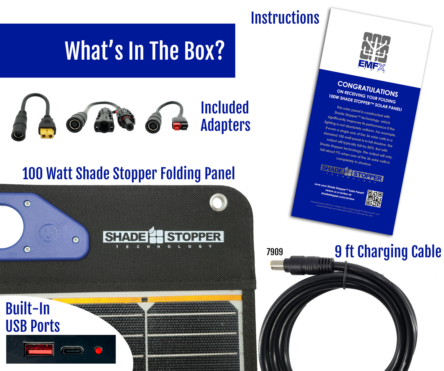 100 Watt Folding Solar Panel