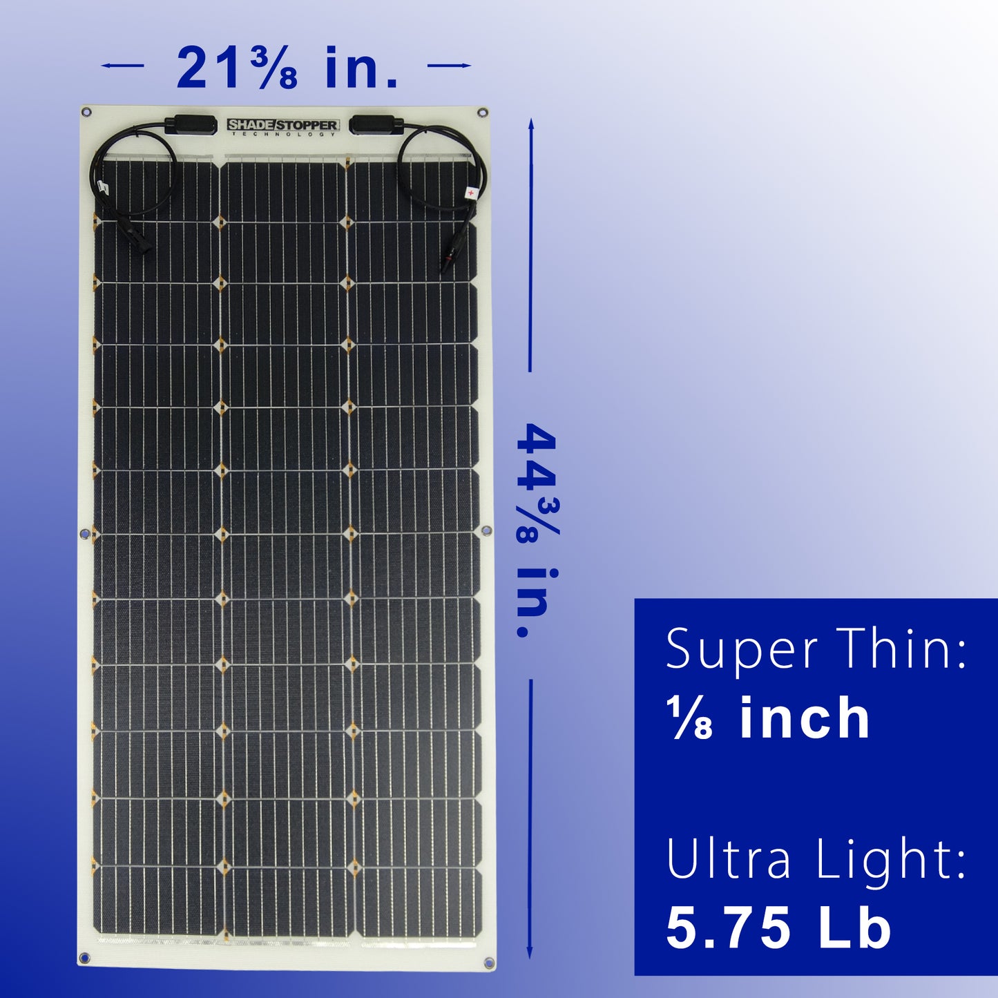100 Watt Flexible Panel