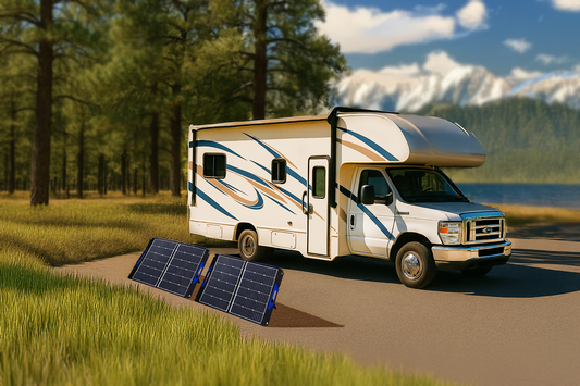 How to Add Shade Stopper Folding Panels to Your RV for Extra Charging at Camp