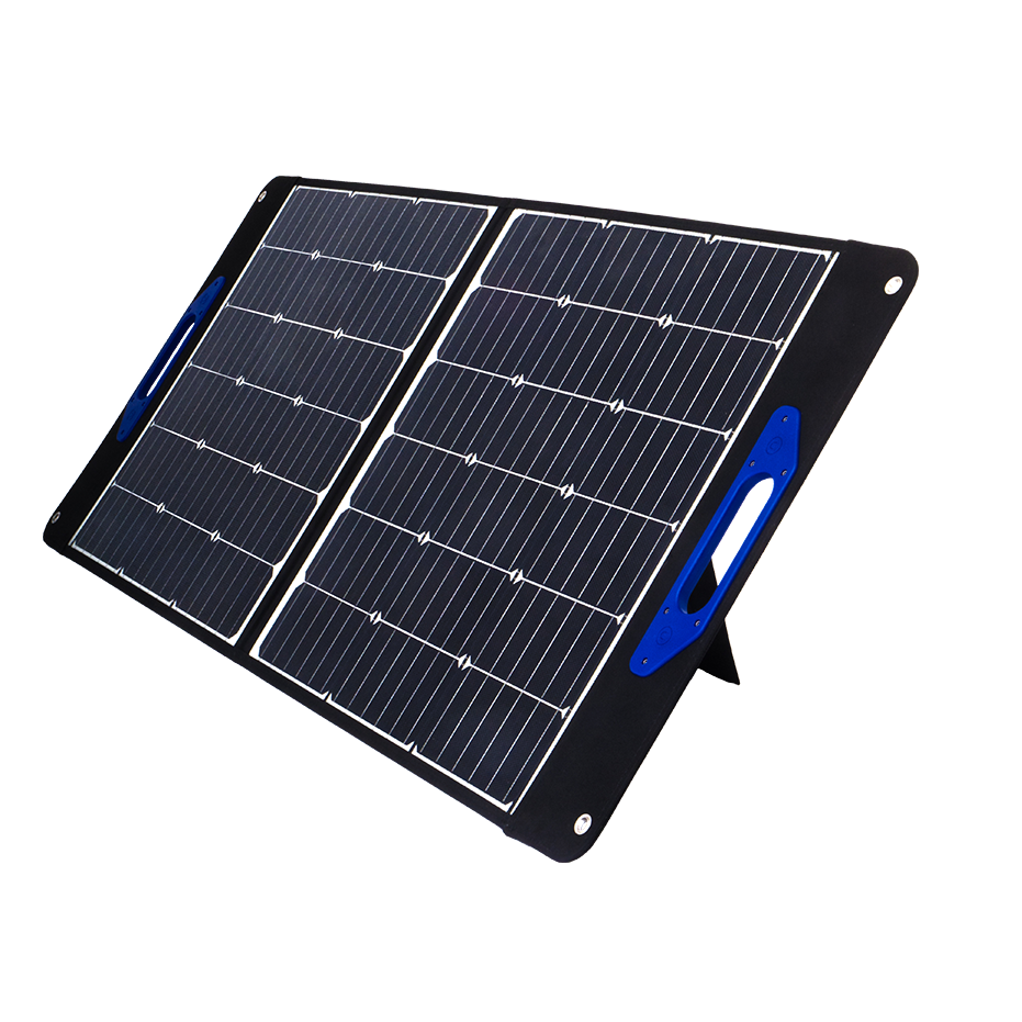 100 Watt Folding Solar Panel with Shade Stopper Technology