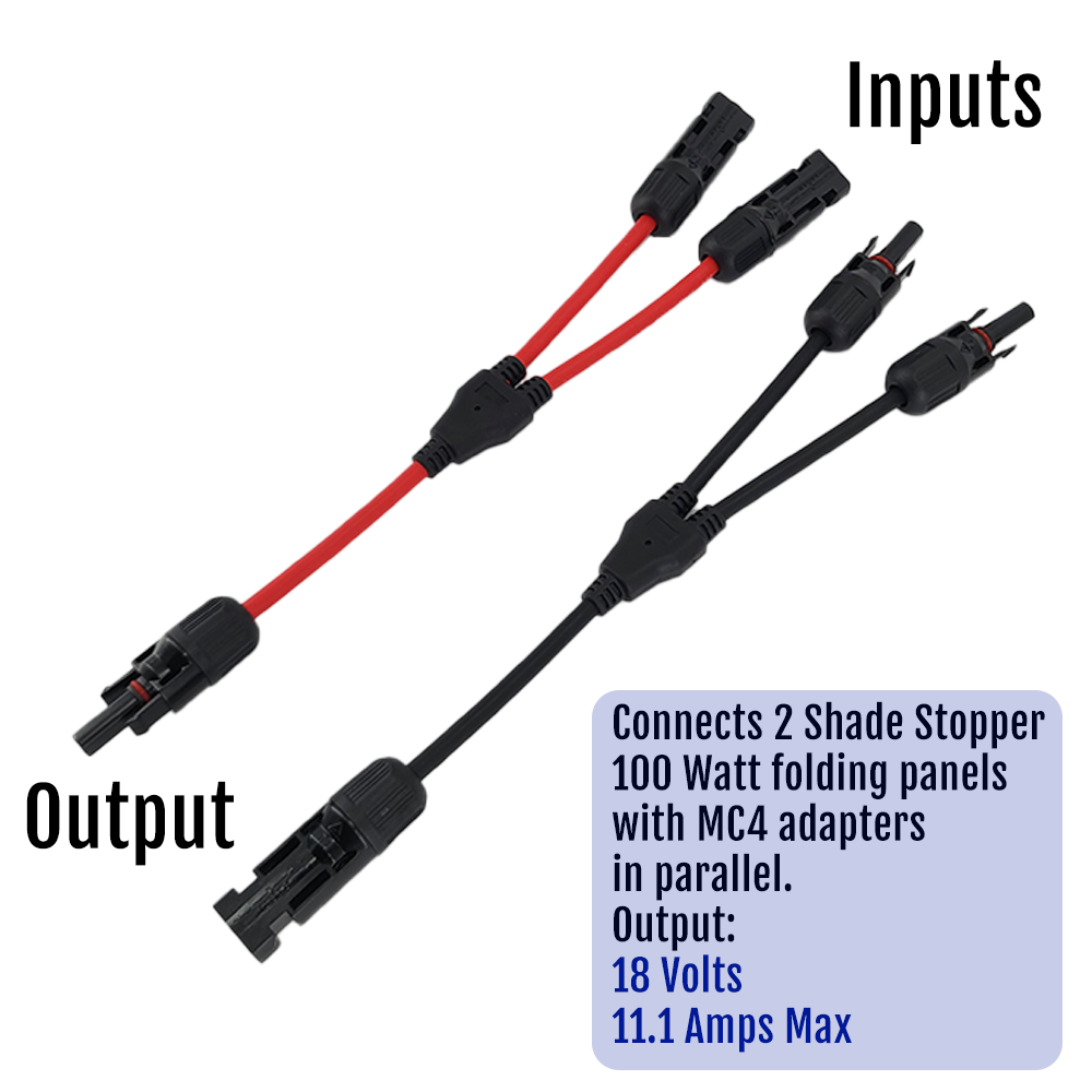 Cable Set - MC4 Parallel Y Connector